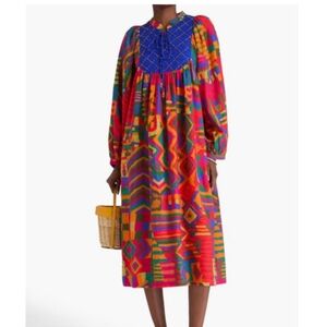 Farm Rio Summer Patches Tunic Dress